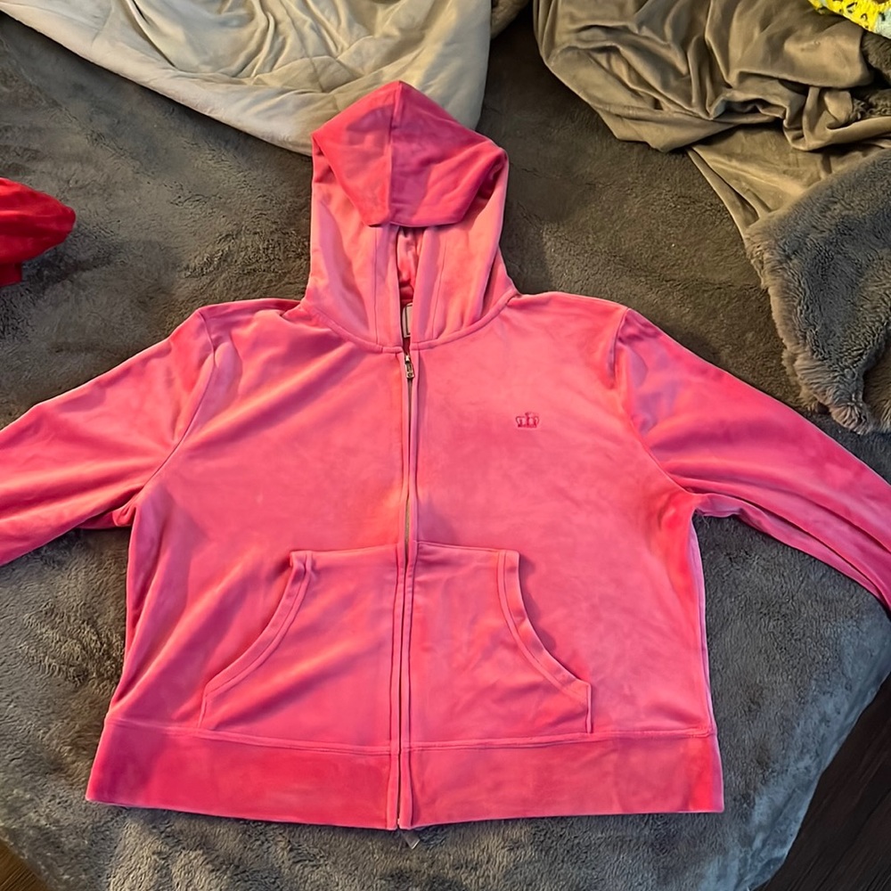 ‼️SOLD‼️ pink juicy couture velour jacket